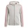 adidas Kapuzenjacke Hoodie Fullzip Classic grau/rosa Mädchen